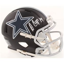 Amari Cooper Signed Dallas Cowboys Matte Black Mini Speed Helmet (Beckett COA)