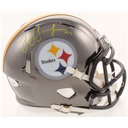 JuJu Smith-Schuster Signed Pittsburgh Steelers Chrome Mini Speed Helmet (JSA COA)