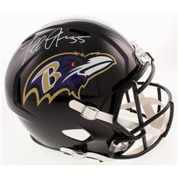 Terrell Suggs Signed Baltimore Ravens Full-Size Speed Helmet (Radtke COA)