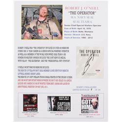 Robert J. O'Neill Signed LE SEAL Team Six 13x16 Print (PSA COA)