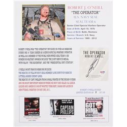 Robert J. O'Neill Signed LE SEAL Team Six 13x16 Print (PSA COA)