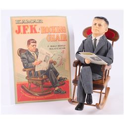 Vintage John F. Kennedy LE Kamar Doll with Rocking Chair (Kamar LOA)