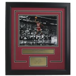 Michael Jordan Chicago Bulls 17x19 Custom Framed Photo Display