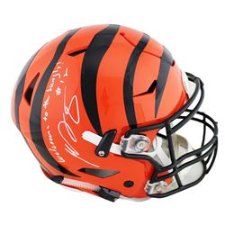 AJ Green Signed Cincinnati Bengals Full-Size Authentic On-Field SpeedFlex Helmet Inscribed "Welcome 