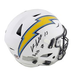 Keenan Allen Signed Los Angeles Chargers Full-Size Authentic On-Field SpeedFlex Helmet Inscribed "Bo