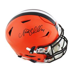 Nick Chubb Signed Cleveland Browns Full-Size Authentic On-Field SpeedFlex Helmet (Radtke COA)