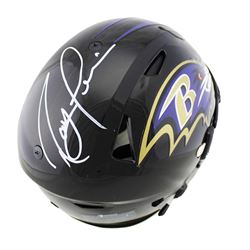 Ray Lewis Signed Baltimore Ravens Full-Size Authentic On-Field SpeedFlex Helmet (Radtke COA)