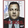 Image 1 : Chris Christie Signed "TIME" 8x10 Cover Photo Inscribed "NJ" (PSA COA)