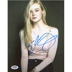 Elle Fanning Signed 8x10 Photo (PSA COA)