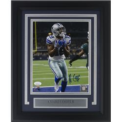 Amari Cooper Signed Dallas Cowboys 14x17 Custom Framed Photo Display (JSA COA)