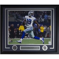 Amari Cooper Signed Dallas Cowboys 22x27 Custom Framed Photo Display (JSA COA)
