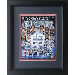 Super Bowl 53 New England Patriots 14x17 Custom Framed Photo Display