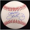 Image 1 : Garth Brooks Signed OML Baseball Inscribed "God Bless" (PSA COA)