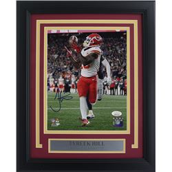 Tyreek Hill Signed Kansas City Chiefs 11x14 Custom Framed Photo Display (JSA COA)