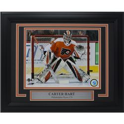 Carter Hart Philadelphia Flyers 11x14 Custom Framed Photo Display