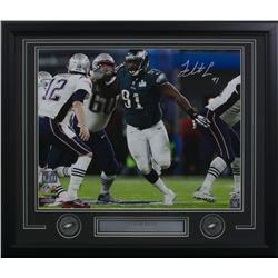 Fletcher Cox Signed Philadelphia Eagles 22x27 Custom Framed Photo Display (Fanatics Hologram)