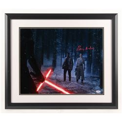 Daisy Ridley Signed "Star Wars: The Force Awakens" 22x26 Custom Framed Photo Display (PSA COA  Stein