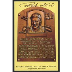 Ralph Kiner Signed Pirates Hall of Fame Postcard (Slaughter Collection LOP)