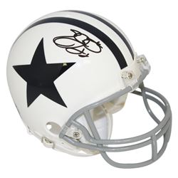 Emmitt Smith Signed Dallas Cowboys Mini-Helmet (PSA COA)