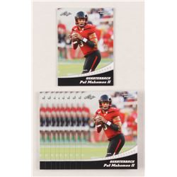 Lot of (10) 2017 Leaf Special Release Limited Edition #13 Pat Mahomes II