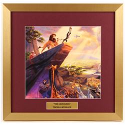 Thomas Kinkade Walt Disney's "The Lion King" 17.5x18 Custom Framed Print Display
