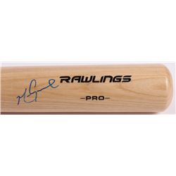 Mark Grace Signed Rawlings Pro Model Baseball Bat (JSA Hologram)