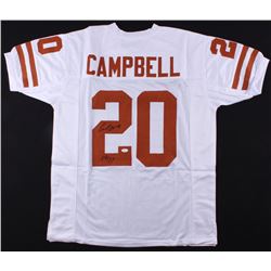 Earl Campbell Signed Jersey Inscribed "HT 77" (JSA COA)