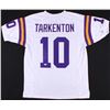 Image 1 : Fran Tarkenton Signed Jersey Inscribed "HOF 86" (JSA COA)
