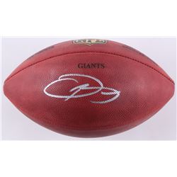 Odell Beckham Jr. Signed "The Duke" New York Giants Custom Engraved Official NFL Game Ball (JSA COA)