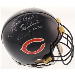Walter Payton Signed Chicago Bears Full-Size Authentic On-Field Helmet Inscribed "Sweetness"  "16,72