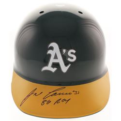 Jose Canseco Signed Oakland Athletics Authentic Full-Size Batting Helmet Inscribed "86 ROY" (FSC COA