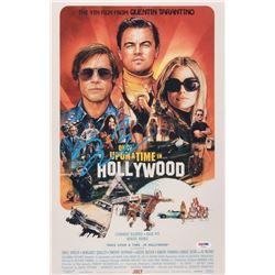 Quentin Tarantino Signed "Once Upon a Time in Hollywood" 12x18 Movie Poster Print (PSA COA)