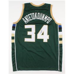 Giannis Antetokounmpo Signed Jersey (JSA COA)
