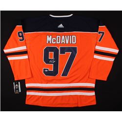 Connor McDavid Signed Edmonton Oilers Captain Jersey (Beckett COA)