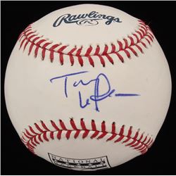 Tony La Russa Signed OML Hall of Fame Logo Baseball (PSA COA)