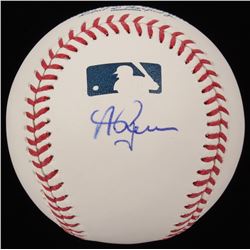 Andrew Benintendi Signed OML Baseball (JSA COA)