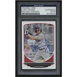 Clint Frazier Signed 2013 Bowman Chrome Draft Draft Picks #BDPP15 (PSA Encapsulated)