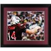 Image 1 : Connor Shaw Signed South Carolina Gamecocks 23x27 Custom Framed Photo Display Inscribed "17-0 Home R