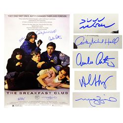 "The Breakfast Club" 24x36 Movie Poster Cast-Signed by (5) with Judd Nelson, Molly Ringwald, Anthony