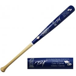 Kris Bryant Signed Louisville Slugger 2016 World Champions Baseball Bat (MLB Hologram  Fanatics Holo