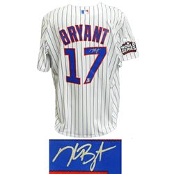 Kris Bryant Signed Chicago Cubs 2016 World Series Majestic Jersey (MLB Hologram  Fanatics Hologram)
