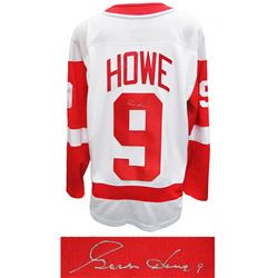 Gordie Howe Signed Detroit Red Wings Jersey (Schwartz COA)