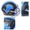 Image 1 : Barry Sanders Signed Detroit Lions Matte Black Full-Size Authentic On-Field Speed Helmet with (7) In
