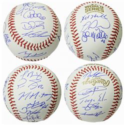 Cubs 2016 World Series Series Baseball Team-Signed by (22) with Ben Zobrist, Theo Epstein, Javier Ba