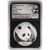 Image 1 : 2018 China Panda Silver Coin NGC MS70 Early Releases Black Core