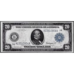 1914 $20 Federal Reserve Note Boston