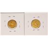 Image 2 : Lot of 1909-1910 $2 1/2 Indian Head Quarter Eagle Gold Coins