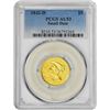 Image 1 : 1842-D $5 Liberty Head Half Eagle Gold Coin PCGS AU53 Small Date