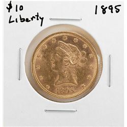 1895 $10 Liberty Head Eagle Gold Coin