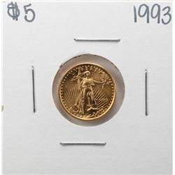 1993 $5 American Gold Eagle Coin